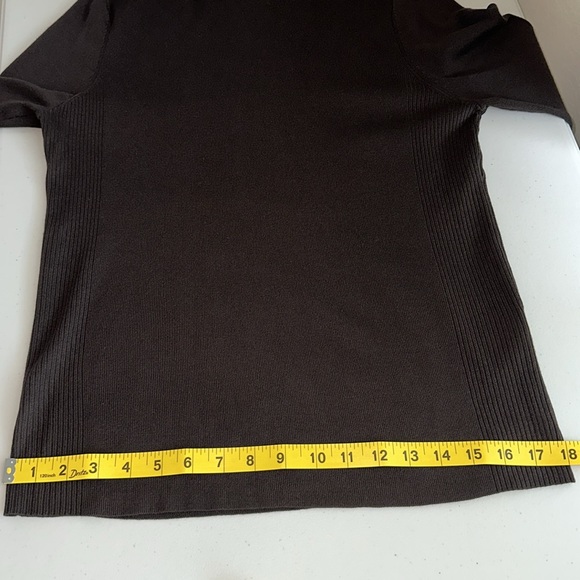 Chico's Rich Brown Turtleneck Sweater - Picture 8 of 15